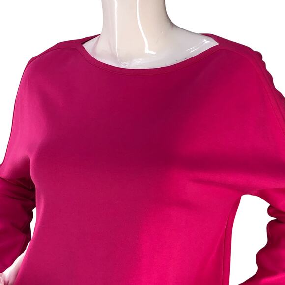 Ann Mashburn Womens Size XS Tunic Top Reversible Double Knit Pink Orange - Picture 3 of 16